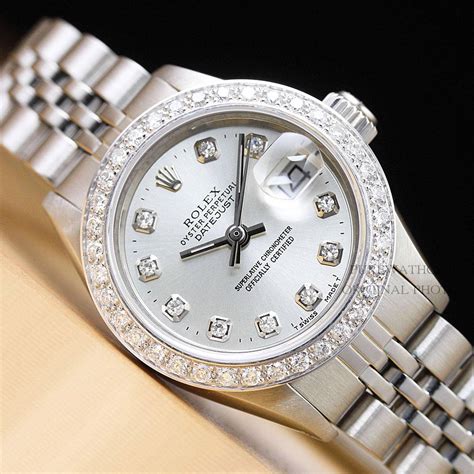 womens silver rolex used